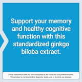 Life Extension Ginkgo Biloba Certified Extract™, 120 mg, Helps Maintain Memory & cognition, Gluten-Free, Non-GMO, Vegetarian, 365 Capsules