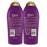 OGX Thick & Full + Biotin & Collagen Extra Strength Volumizing Shampoo + Conditioner with Vitamin B7 & Hydrolyzed Wheat Protein for Fine Hair, 25.4 oz Pack of 2