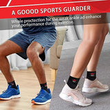 Vinaco Ankle Brace, 2 Pack Breathable & Strong Ankle Brace for Sprained Ankle, Stabilize Ligaments, Prevent Re-Injury, Ankle Braces for men & women with Adjustable Wrap, ankle support for men