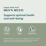 Amazon Elements Organic Whole Food Men's Multivitamin Tablets, 60 Count