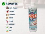 Professional Spot Remover for Carpets, Rugs, Clothes, Upholstery&Mattress - Home Pro, 12 FL OZ