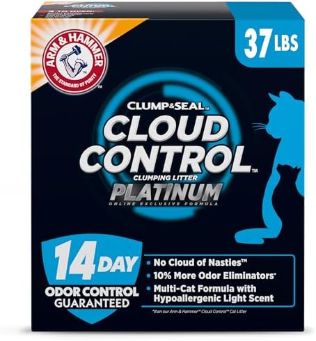 ARM & HAMMER Cloud Control Platinum Clumping Cat Litter 37LB