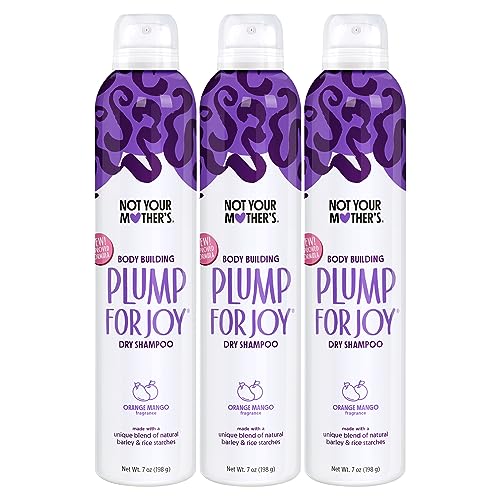 Not Your Mother's Plump for Joy Dry Shampoo (3-Pack) - 7 oz - Dry Shampoo for Ultimate Hair Oil Absorption - Essentials for All Hair Types