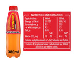 LUCOZADE Energy Drink, Original Flavour, Fizzy, 4 Pack, 380ml Bottles