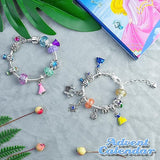 Advent Calendar 2024,Princess Christmas Countdown Calendar Frozen 24 Days with DIY Charm Bracelet Surprise Making Kit Creative Gifts for Girls Teens Kids Toddler