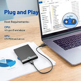 Retro Game Console Retroplay HDD - External Gaming Hard Drive Built in 60000+ Video Games,Compatible 70+ Emulators,Plug & Play Emulator Console Support SATA 3.0,USB 3.0,For Win8.1/10/11（500GB）