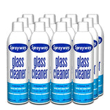 Sprayway Glass Cleaner with Foaming Spray for a Streak-Free Shine for Home and Automotive Use, 19 oz., Pack of 12