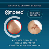 Compeed Advanced Blister Care 8 Count Sports Medium (2 Packs), Hydrocolloid Bandages, Heel Blister Patches, Blister on Foot, Blister Prevention & Treatment Help, Waterproof Cushions