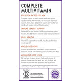 New Chapter Men's Multivitamin Advanced Formula for Stress, Brain, Immune, Heart & Energy Support, Higher Levels of Whole-Food Fermented Essential Nutrients for Men + Selenium + B Vitamins, 120 ct