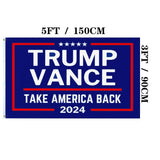 Jayus Donald Trump Vance 2024 Flag 3x5 FT for President Made in USA- Double Sided Trump 2024 Take American Back Flags with 2 Brass Grommets for Outdoor Yard Lawn Banner Sign