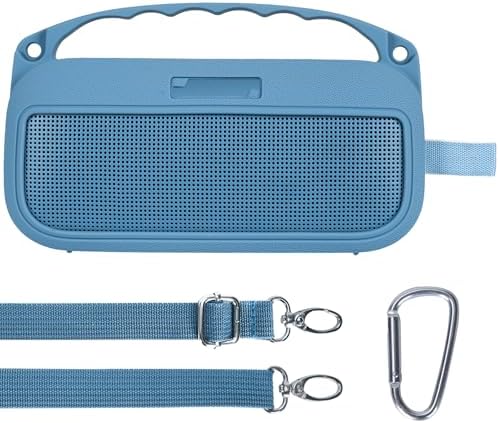 2nd Gen Silicone Cover Compatible with Bose SoundLink Flex 2nd Gen/Bose SoundLink Flex Portable Speaker (Blue Dusk Cover)