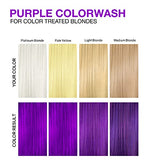 Celeb Luxury Viral Purple Colorwash, Color Depositing Shampoo with Bondfix Bond Rebuilder, Semi Permanent Hair Colour Glaze, Vegan Hair Dye, Maintains and Refreshes Bold Purple Color