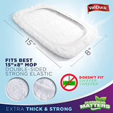 VanDuck 100% Cotton Terry Mop Pads 15x8 Inches 3-Pack, Terry Cloth Mop Covers (Mop is Not Included)