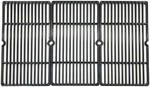Direct store Parts DC113 Cast Iron Cooking grid Replacement for Charbroil 463247209, 463247310, 463248208, 463224912, 463231711, for Cuisinart, Tuscany Gas Grill, set of 3, 18 1/8" x 30" Total