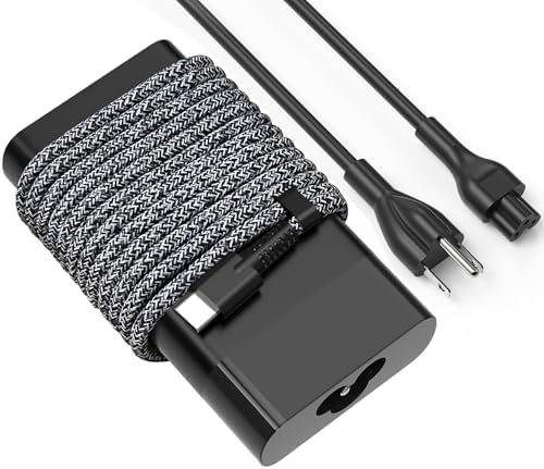 New Slim HP 65W USB C Laptop Charger Replacement for HP Spectre X360,Spectre,Elitebook x360,Elitebook,Chromebook,Elite x2,Envy,ProBook Travel Type C Power Cord Supply