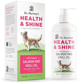 Dr. Harvey's Health & Shine Salmon and Krill Fish Oil for Dogs- Supports Healthy Heart, Brain, and Eyes (16 FL OZ)