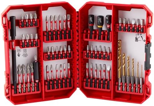 Milwaukee Shockwave Bit & Drill Bit Kit w/ 60 Pcs - 48-32-4097