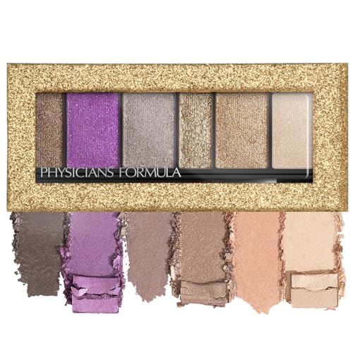 Physicians Formula Shimmer Strips Custom Eye Enhancing Eyeshadow & Eyeliner, Glam Nude, Dermatologist Tested