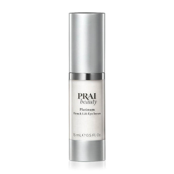 PRAI Beauty Platinum Firm and Lift Eye Serum, Anti-Aging and Hydrating Serum, Paraben-Free, Vegan, Cruelty-Free, 0.5 oz