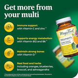 MegaFood Women's One Daily Multivitamin for Women - with Iron, B Complex, Vitamin C, Vitamin D, Biotin and More - Plus Real Food - Immune Support Supplement - Bone Health - Vegetarian - 30 Tabs