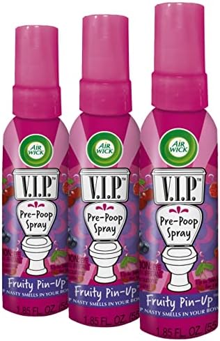 Air Wick V.I.Poo Toilet Perfume Fruity Pin-Up 1.9 Oz. (Pack of 3)