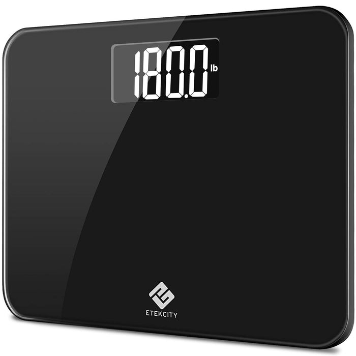 Etekcity Scale for Body Weight, Bathroom Digital Weighing Machine for People, Extra Wide Platform and High Capacity, Accurate and Safe, Large Number and Easy-to-Read on Backlit LCD Display, 440 lb