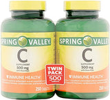 Spring Valley - Vitamin C 500 Milligram with Rose Hips, 250 Tablets