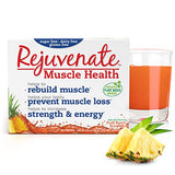 Rejuvenate Muscle Activator Drink Mix Sticks, Protein Powder Packets, Single Serving Protein Powder, Protein Powder Packets to Go - Fruit Punch, 30 Count