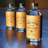 100% Natural Pure Gum Spirits of Turpentine Glass Bottle 8OZ