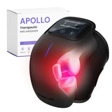 APOLLO 4-In-1 Vibration Knee Massager with Infrared Heat | Elbow and Joint Massager | Relieve Tension, Improve Mobility and Flexibility, Soothe Knee Pain | Cordless Travel Friendly | Stealth Black