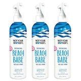 Not Your Mother's Beach Babe Sea Salt Spray (3-Pack) - 8 fl oz - Texturizing Spray for Tousled Hair - Add Texture and Grit to Hair with a Matte Finish