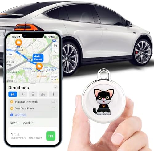GPS Tracker for Vehicles,Mini Portable Car GPS Tracker,Full Global Coverage Location GPS Tracker for Kids,Dogs,No Subscription Required/No Monthly Fee/No SIM Card Required