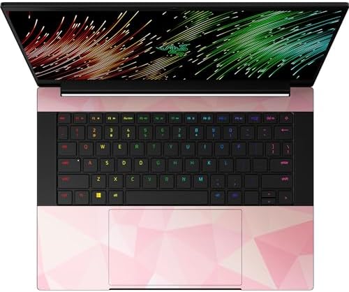 Razer Skin Vinyl Laptop Full Wrap: Razer Blade 14 (2023) - Premium 3M Cast Vinyl - Scratch Resistant - Unique Designs & Finishes - Easy Application - Geometric Quartz