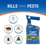 Cutter Backyard Bug Control Combo Pack, with Outdoor Fogger & Hose-End Spray Concentrate