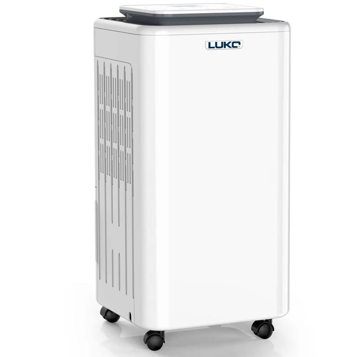 LUKO 2000 Sq. Ft Dehumidifiers for Large Room and Basements, 30 Pints Dehumidifier with Drain Hose, Auto or Manual Drainage, 0.528 Gallon Water Tank, Auto Defrost, Dry Clothes Function, 24H Timer