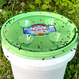 Billy-Bob Fly-Lid 5 Gallon Bucket Fly Lid (3 Pack) Turn Any 5 Gallon Bucket into a Fly Trap!