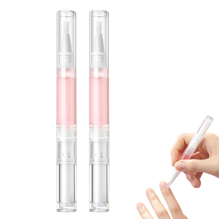 Radiant Nail Growth Oil, 2024 New Cosmetics Nail Growth Oil Radiant Nail Growth Oil Pen, Upgraded Cuticle Oil for Nails Strengthener for Moisture Strengthen Brighten Nails Care (Rose 2PCS)