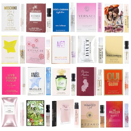Perfume Sampler Set for Women - 8 Designer Fragrance Brands