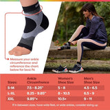 ZenToes Plantar Fasciitis Relief Compression Socks for Women and Men - Foot Sleeves with Ankle and Arch Support, Moisture Wicking, Open Toe, Improve Circulation, Reduce Swelling - 1 Pair (XXL)