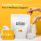 TRULEAN Everyday Wellness - All-in-One Wellness Shot 1000mg Vitamin C, All Natural Turmeric & Ginger, Immune Support & Electrolyte Supplement - Gluten Free, Non-GMO - 30 Packets