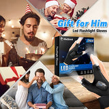 Gifts for Men, Stocking Stuffers for Adults Men LED Flashlight Gloves, Christmas Gifts for Men Dad Him Husband, Dad Mens Gifts for Fishing Auto Repair, Camping Essentials Cool Gadgets Tools for Men