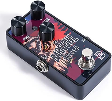 Caline Mini Guitar Reverb Pedal G008 G Series Digital Guitar Pedal with Wide Range Tone for Bass Electric Guitar