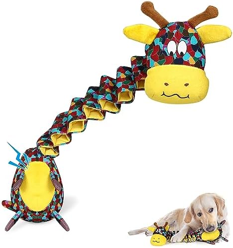 Tough Indestructible Dog Toys for Aggressive Chewers, Durable Dog Chew Toys for Large Breeds With Cotton Material & Crinkle Paper, Aggressive Chew Toys for Dogs