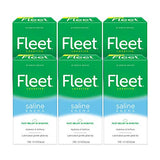 Fleet Liquid Glycerin Suppositories for Constipation Relief Pack of 3 Saline Enemas for Constipation Relief Pack of 6