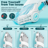 Kutain Upgraded Bunion Corrector for Women & Men, Orthopedic Bunions Correction with Non-Slip Big Toe Separators, Adjustable Bunion Splint Suitable for Left/Right Feet Bunion Relief (1PCS)