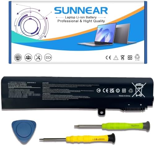 BTY-M6H 51Wh Laptop Battery Replacement for MSI PE60 PE70 GE62 GE72 GL62 GL72 GP62 GP62MVR GP72 GL62M GP72MVR GL62VR GL72VR GT62VR MS-16J2 Series Notebook 10.86V 4730mAh