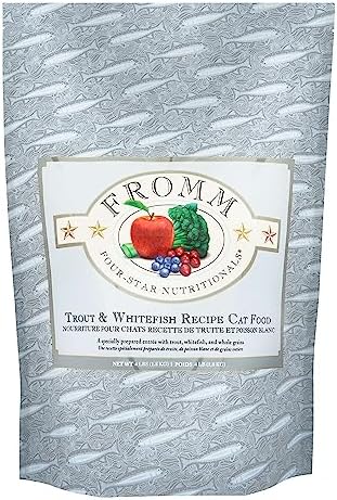 Fromm Four-Star Nutritionals Trout & Whitefish Cat Food - Premium Dry Cat Food - Trout Recipe - 4 lb