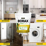 Harris Borax Powder Laundry Booster and Multipurpose Cleaner, 1.5lb (Lemon)