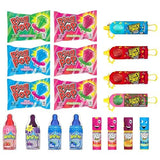 Bazooka Candy Brands Halloween Candy Variety Pack - 18 Ct Lollipops with Assorted Flavors From Ring Pop, Push Pop, Baby Bottle Pop & Juicy Drop - Halloween Candy Mix Gift Box For Parties & Goodie Bags