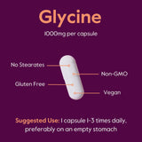 BESTVITE Glycine 1000mg (240 Vegetarian Capsules) - No Stearates - Vegan - Non GMO - Gluten Free